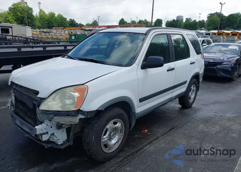 2004 Honda Cr-V Lx из США, поврежденный, VIN SHSRD78454U242973
